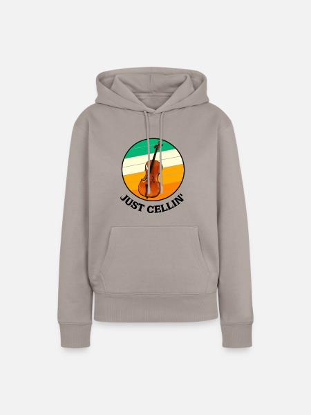 Cello - Frauen Premium Bio Hoodie - Taupe