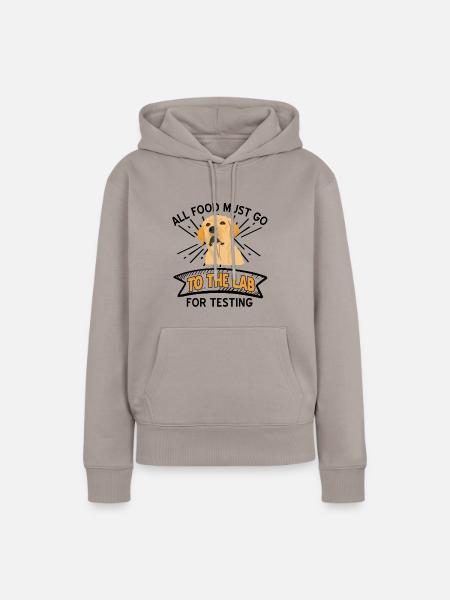 Labrador - Frauen Premium Bio Hoodie - Taupe