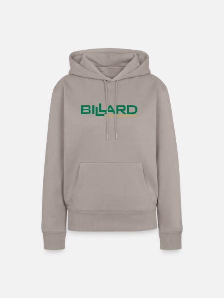 Billard Design my passion, Poolbillard - Frauen Premium Bio Hoodie - Taupe