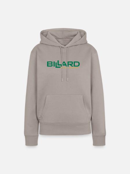 Billard Design Best Game, Poolbillard - Frauen Premium Bio Hoodie - Taupe