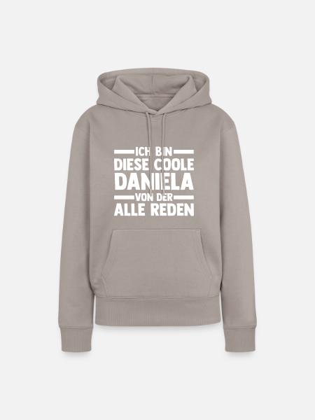 Daniela - Frauen Premium Bio Hoodie - Taupe