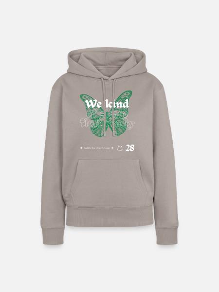 Motte - Frauen Premium Bio Hoodie - Taupe