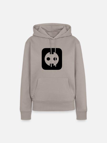 Steckdose - Frauen Premium Bio Hoodie - Taupe