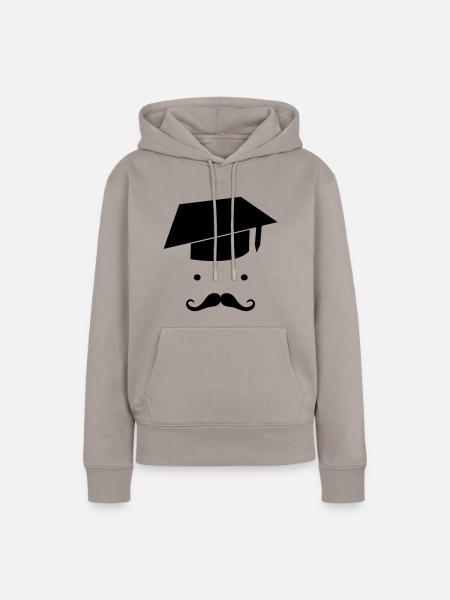 professor - Frauen Premium Bio Hoodie - Taupe