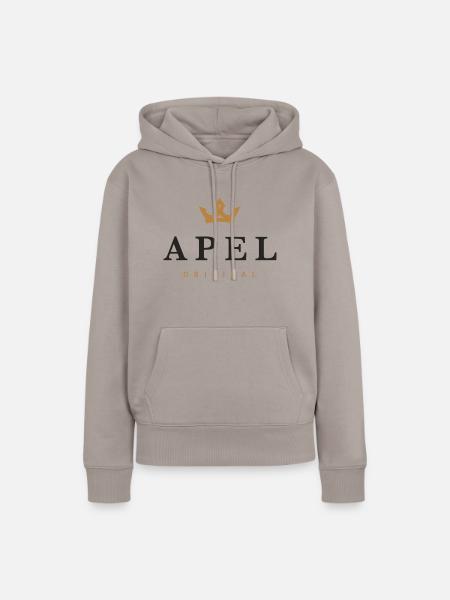 Apel Original Familienlogo - Frauen Premium Bio Hoodie - Taupe
