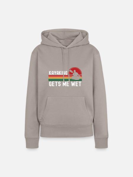 Kayak - Frauen Premium Bio Hoodie - Taupe