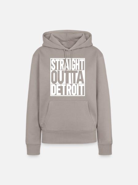 Detroit - Frauen Premium Bio Hoodie - Taupe