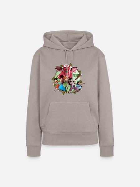 Robin Hood Schlitzohr von Sherwood Gruppe - Frauen Premium Bio Hoodie - Taupe