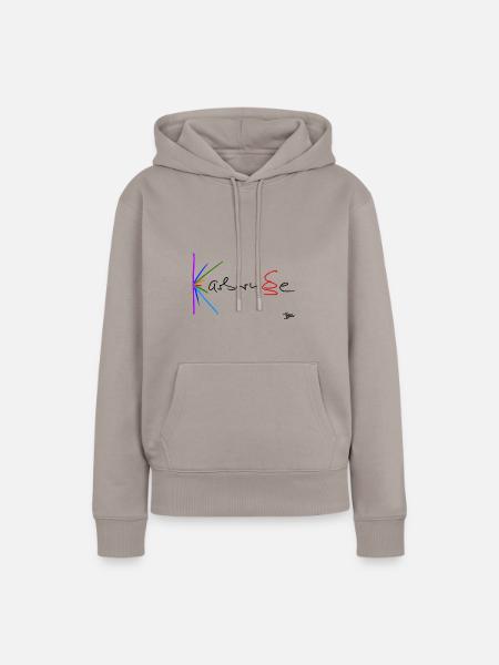 Karlsruhe - Frauen Premium Bio Hoodie - Taupe