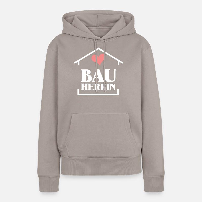 Client - The plan - Women’s Premium Organic Hoodie - taupe