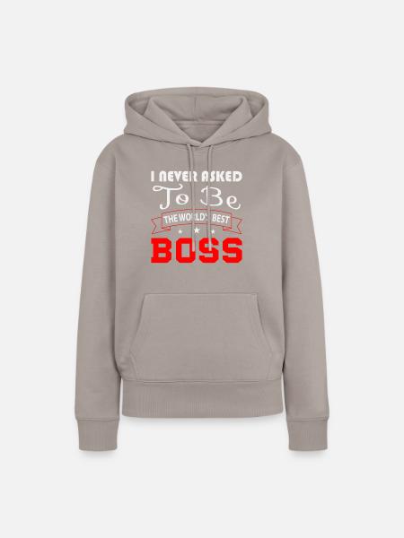 Bester Chef - Frauen Premium Bio Hoodie - Taupe