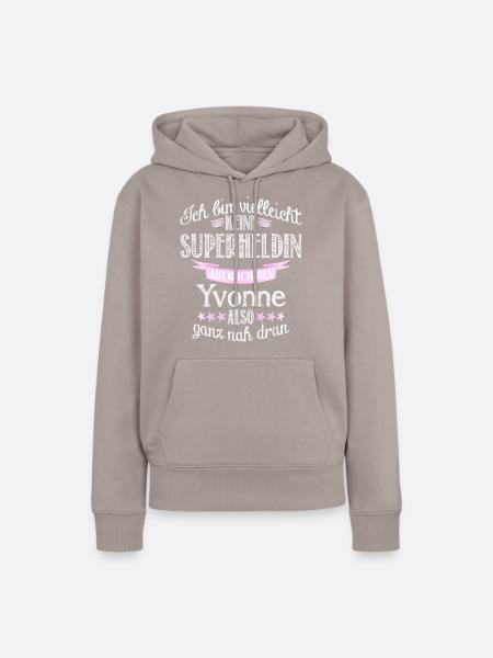 yvonne - Frauen Premium Bio Hoodie - Taupe