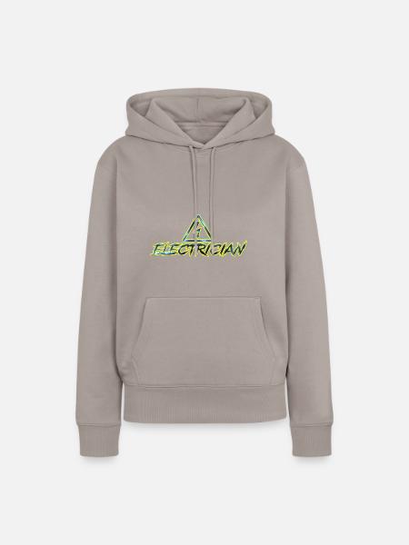 electrician - Frauen Premium Bio Hoodie - Taupe