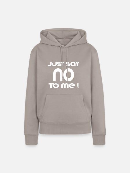 Spruch Text Slogan cool - Frauen Premium Bio Hoodie - Taupe