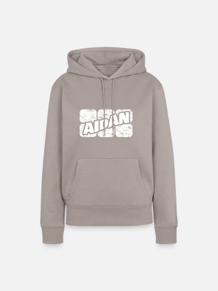 Aidan Aidan - Frauen Premium Bio Hoodie - Taupe
