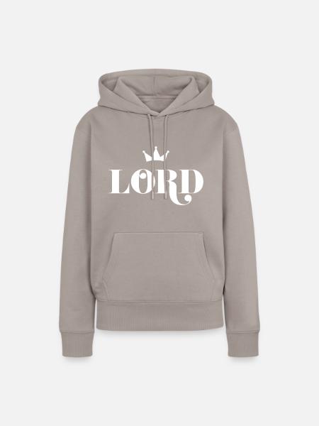 Herr - Frauen Premium Bio Hoodie - Taupe