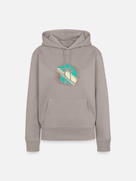 Vape - Frauen Premium Bio Hoodie - Taupe