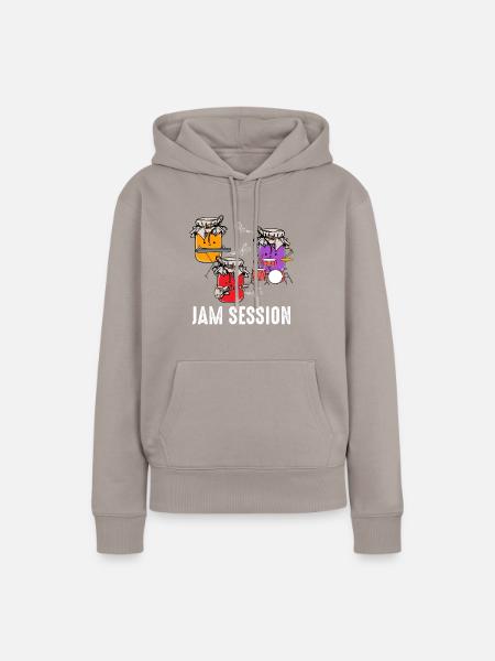 Marmeladen Session Geschenk - Frauen Premium Bio Hoodie - Taupe