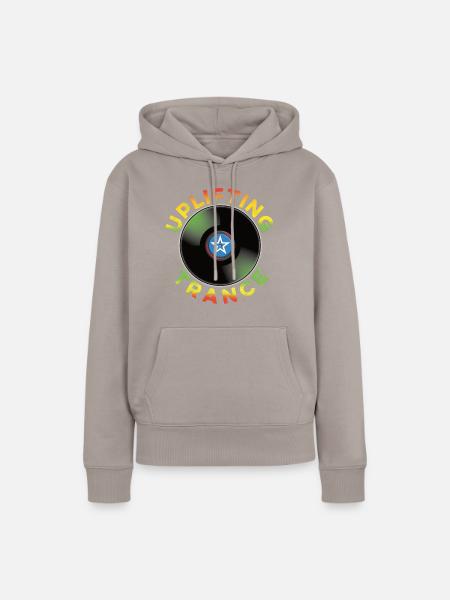 Uplifting Trance - musik - Frauen Premium Bio Hoodie - Taupe