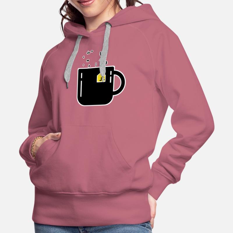 JavaScript - Copa Sudadera con capucha prémium ecológica para mujer