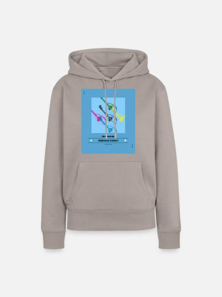 Mandoline - Einfach cool - Frauen Premium Bio Hoodie - Taupe