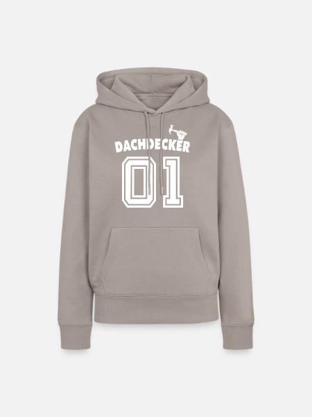 Dachdecker Dachspengler Dachklempner - Frauen Premium Bio Hoodie - Taupe