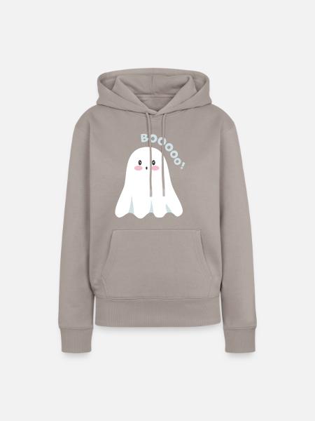 Cute ghost - Women’s Premium Organic Hoodie - taupe