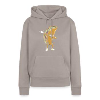Mexiko - Frauen Premium Bio Hoodie - Taupe - Vorne - Julia (174cm)