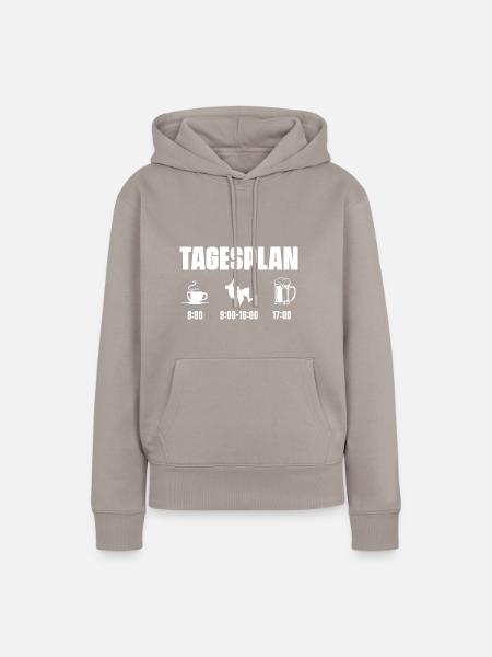 Klettern Bergsport Kletterer - Frauen Premium Bio Hoodie - Taupe