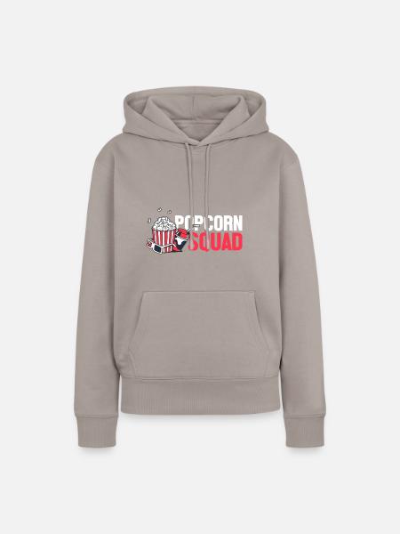 Popcorn - Frauen Premium Bio Hoodie - Taupe