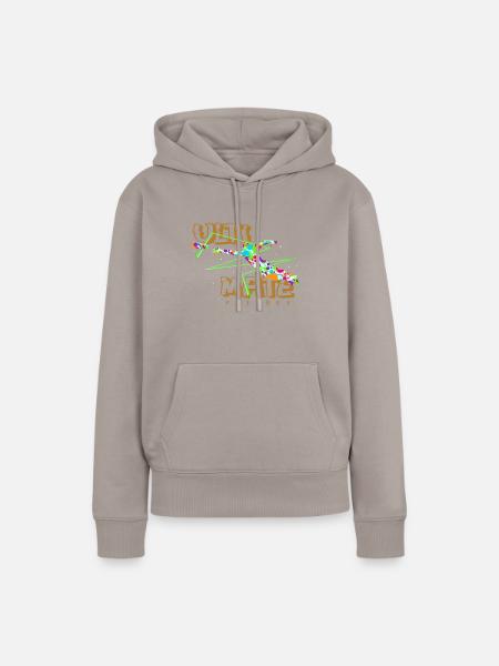 Ultimate - Frauen Premium Bio Hoodie - Taupe