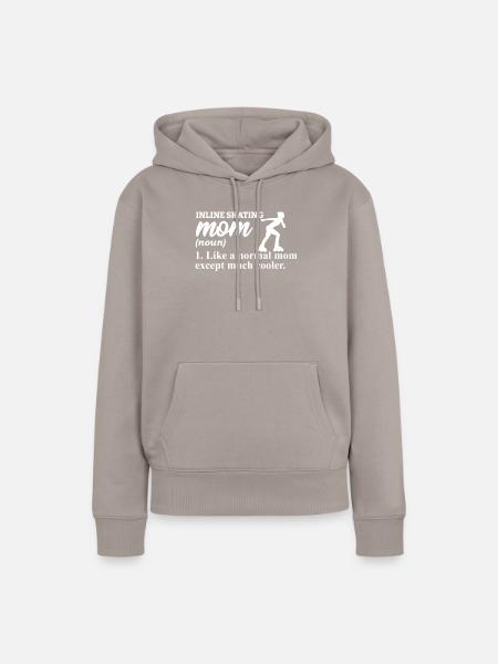 Inlineskater Inlineskating Inliner Rollerblades - Frauen Premium Bio Hoodie - Taupe