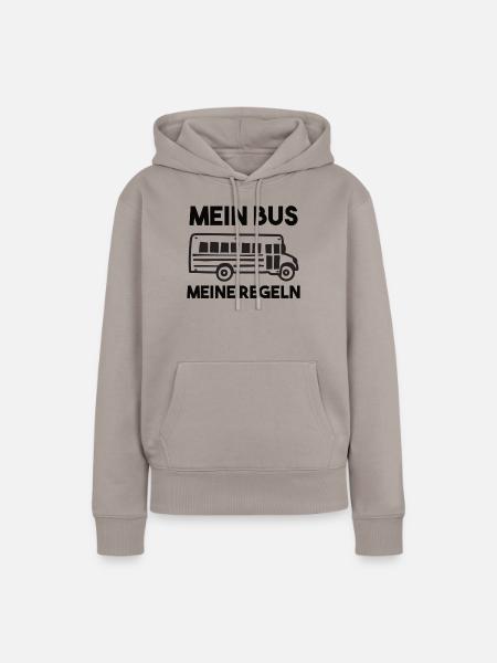 Busfahrer Spruch - Frauen Premium Bio Hoodie - Taupe