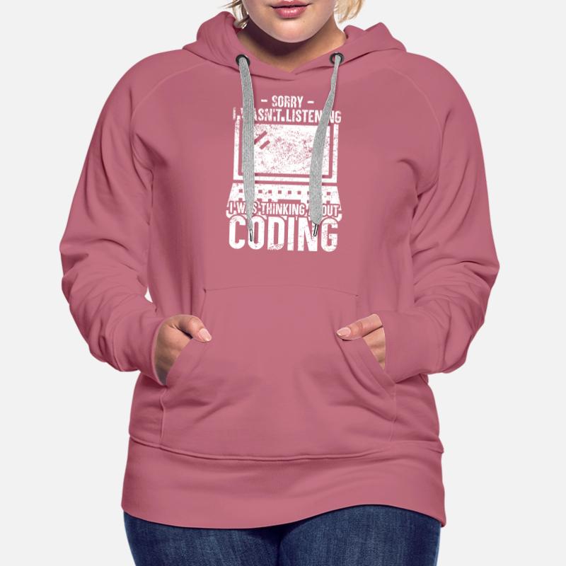 Coding Programmer Coder Software Developer Women’s Premium Organic Hoodie