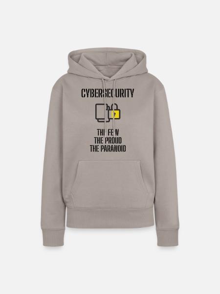 Cybersecurity - IT-Sicherheit Informatiker - Frauen Premium Bio Hoodie - Taupe