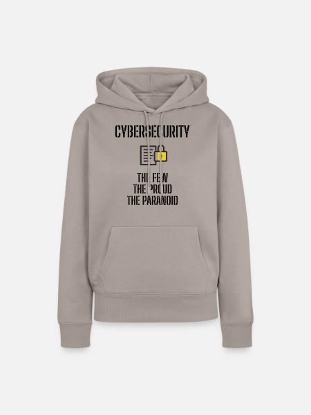 Cybersecurity - IT-Sicherheit Informatiker - Frauen Premium Bio Hoodie - Taupe