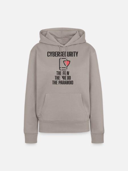 Cybersecurity - IT-Sicherheit Informatiker - Frauen Premium Bio Hoodie - Taupe