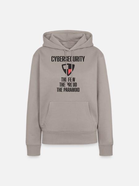 Cybersecurity - IT-Sicherheit Informatiker - Frauen Premium Bio Hoodie - Taupe