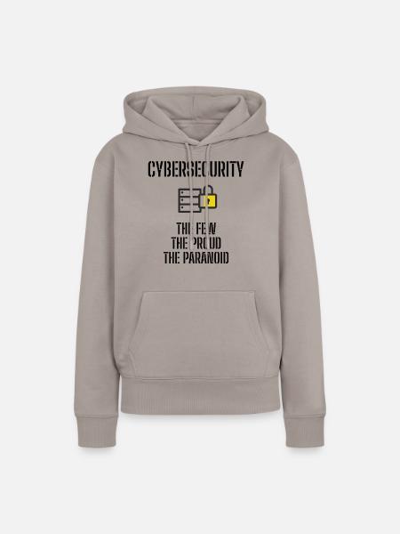 Cybersecurity - IT-Sicherheit Informatiker - Frauen Premium Bio Hoodie - Taupe