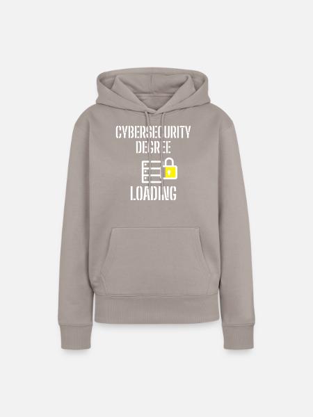 Cybersecurity - IT-Sicherheit Informatiker - Frauen Premium Bio Hoodie - Taupe