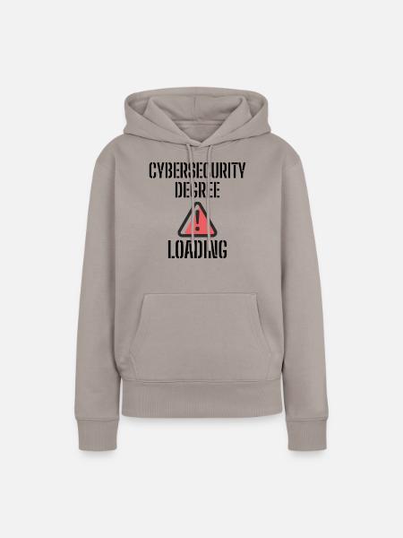 Cybersecurity - IT-Sicherheit Informatiker - Frauen Premium Bio Hoodie - Taupe