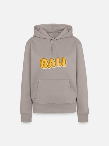 Urlaub Bali - Frauen Premium Bio Hoodie - Taupe