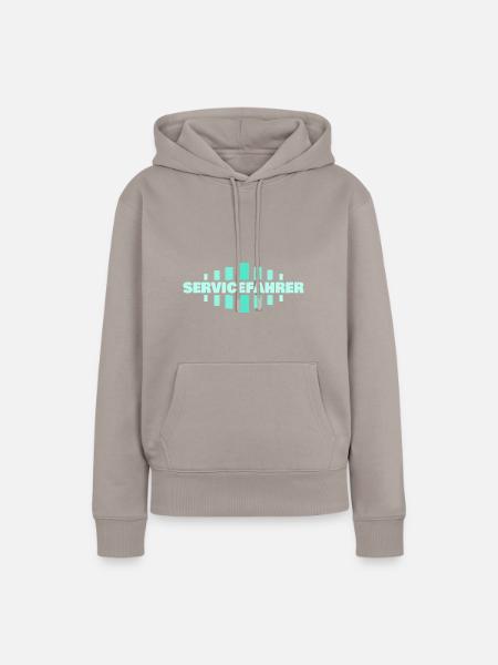 Beruf Servicefahrer - Frauen Premium Bio Hoodie - Taupe