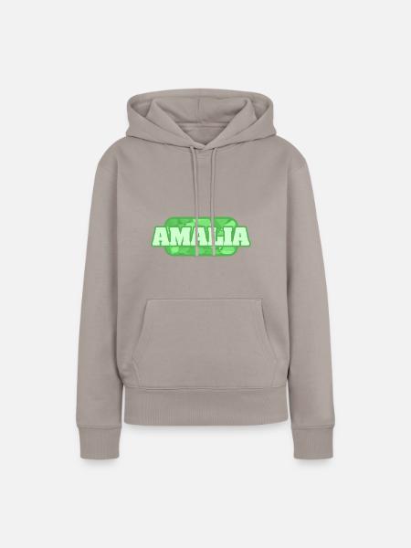 Gesundheit Amalia - Frauen Premium Bio Hoodie - Taupe