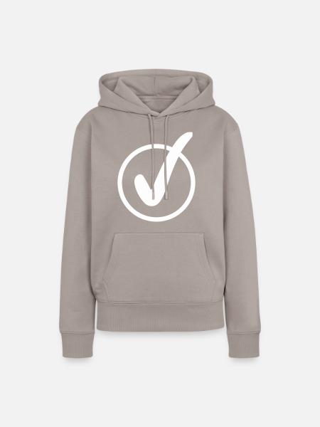 haken - Frauen Premium Bio Hoodie - Taupe
