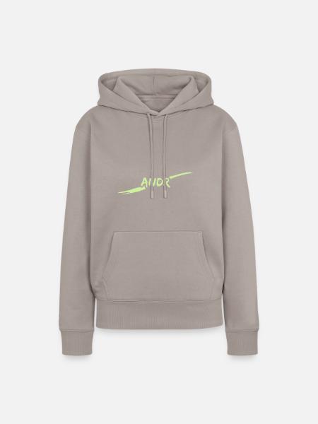 Geschenk für André - Frauen Premium Bio Hoodie - Taupe