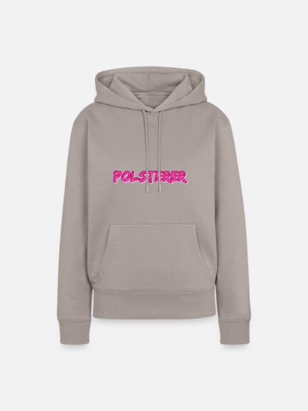 Job Polsterer - Frauen Premium Bio Hoodie - Taupe