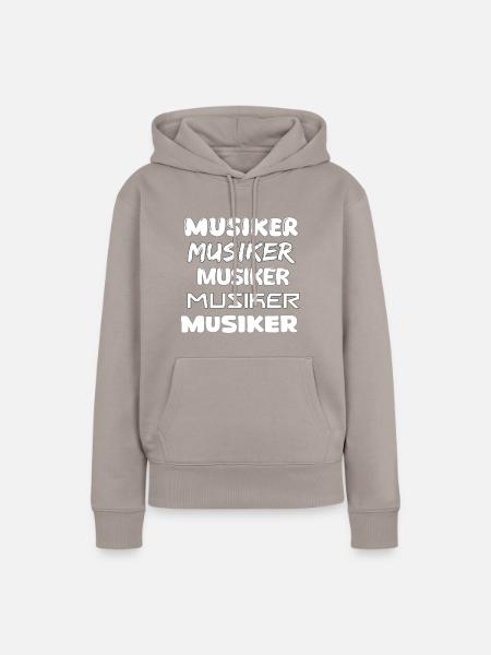 Musiker - Frauen Premium Bio Hoodie - Taupe