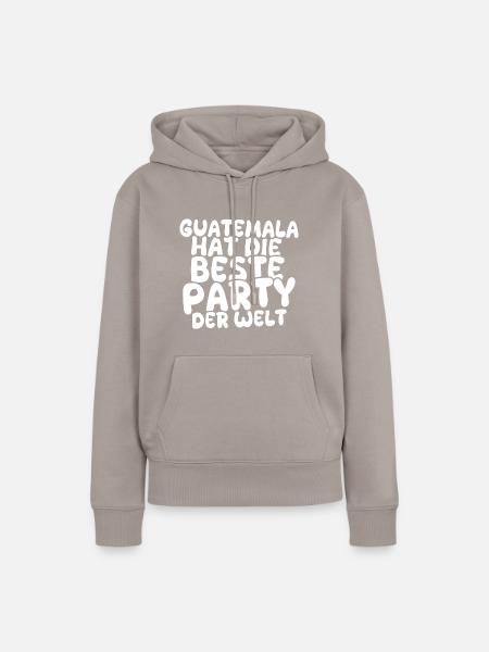 Geschenk für Guatemala - Frauen Premium Bio Hoodie - Taupe