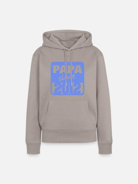 Papa 2012 - Frauen Premium Bio Hoodie - Taupe